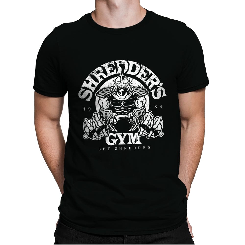 Shredder's Gym - Mens Premium T-Shirts RIPT Apparel Small / Black