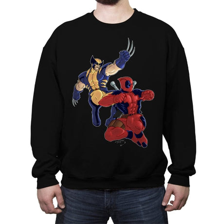 Sidekick - Crew Neck Sweatshirt Crew Neck Sweatshirt RIPT Apparel Small / Black