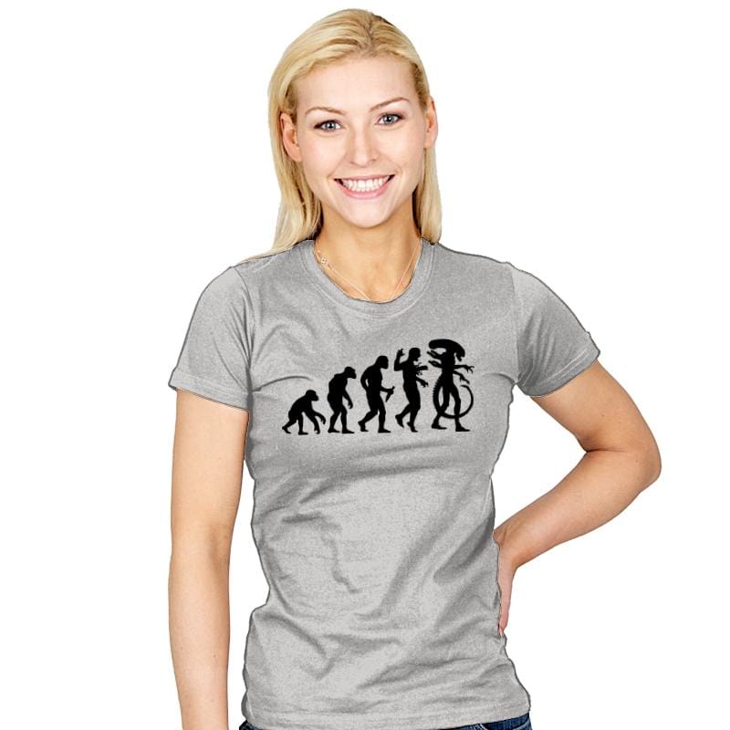 Silicon-Based Evolution - Womens T-Shirts RIPT Apparel