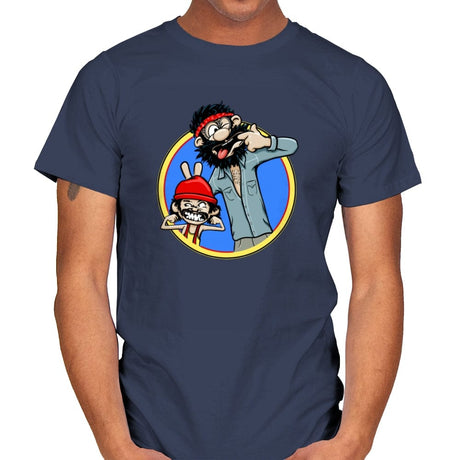 Silly Stoney Faces - Mens T-Shirts RIPT Apparel Small / Navy