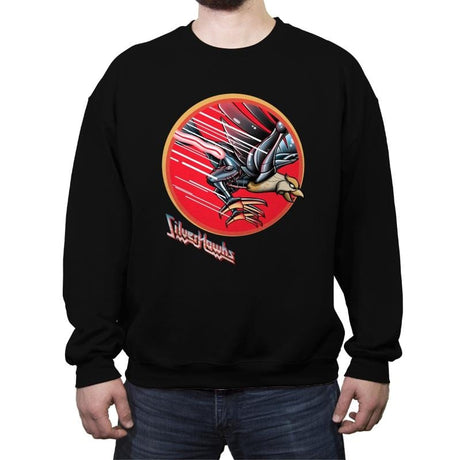 Silver Priest - Crew Neck Sweatshirt Crew Neck Sweatshirt RIPT Apparel Small / Black