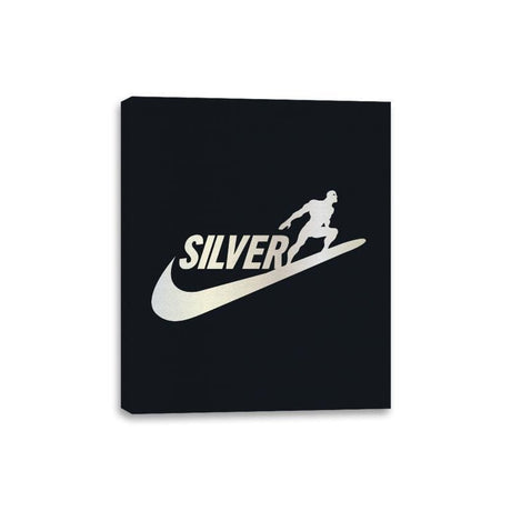 SILVER SURFER - Canvas Wraps Canvas Wraps RIPT Apparel 8x10 / Black