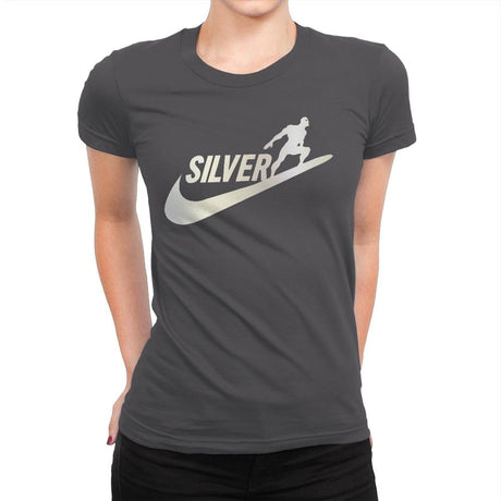 SILVER SURFER - Womens Premium T-Shirts RIPT Apparel Small / Heavy Metal