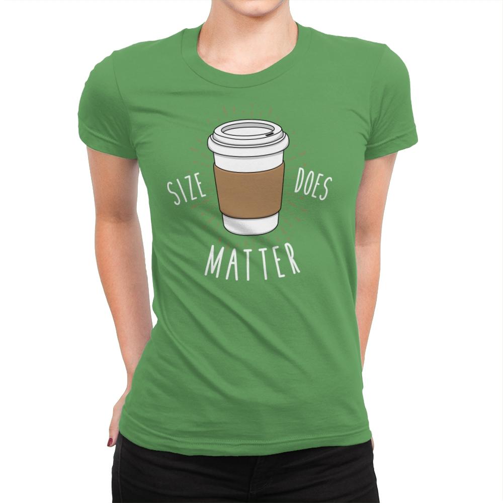 Size Does Matter - Womens Premium T-Shirts RIPT Apparel Small / Kelly