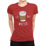 Size Does Matter - Womens Premium T-Shirts RIPT Apparel Small / Red