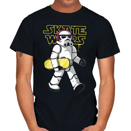 Skate Wars - Mens T-Shirts RIPT Apparel Small / Black