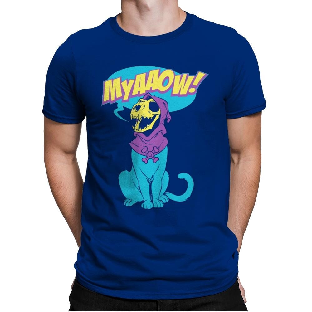 Skelemeow Exclusive - Mens Premium T-Shirts RIPT Apparel Small / Royal