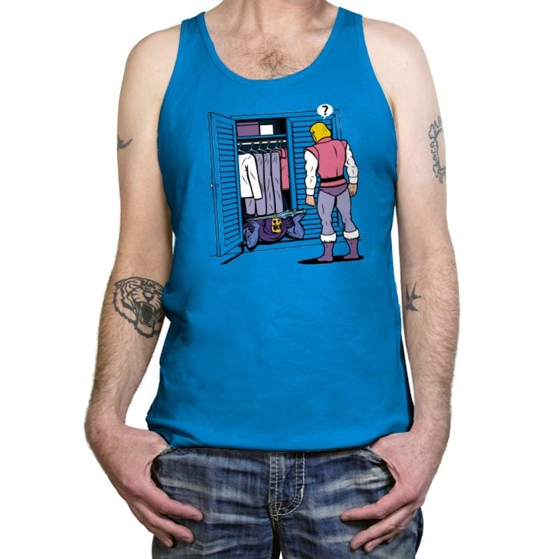 Skeleton in the Closet - Tanktop Tanktop RIPT Apparel X-Small / Teal