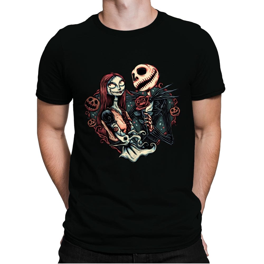 Skeleton Love - Mens Premium T-Shirts RIPT Apparel Small / Black