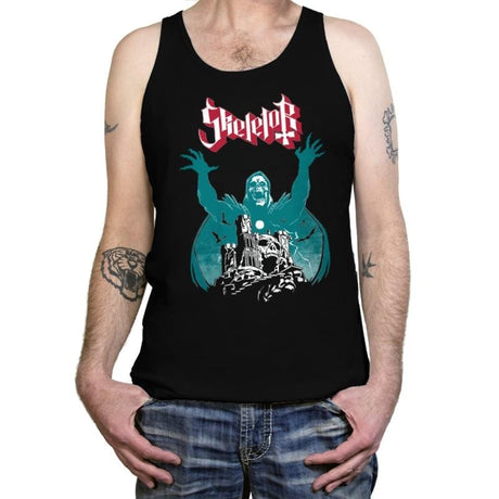 Skeleton Rock - Tanktop Tanktop RIPT Apparel X-Small / Black