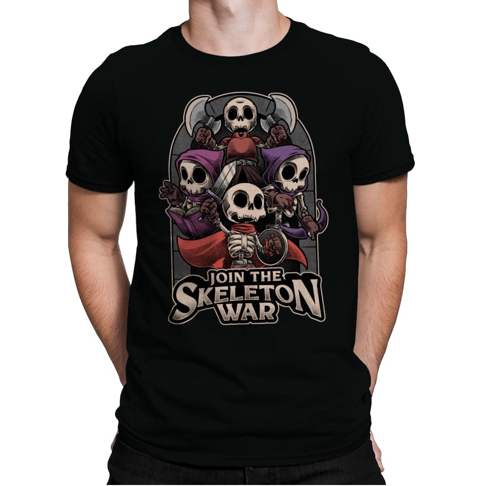 Skeleton War RPG Meme - Mens Premium T-Shirts RIPT Apparel Small / Black