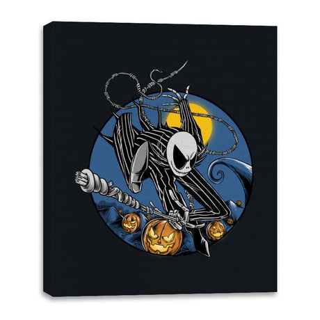 Skellington Man - Canvas Wraps Canvas Wraps RIPT Apparel 16x20 / Black