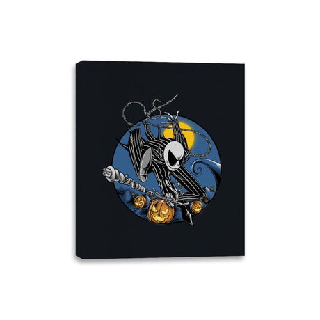 Skellington Man - Canvas Wraps Canvas Wraps RIPT Apparel 8x10 / Black