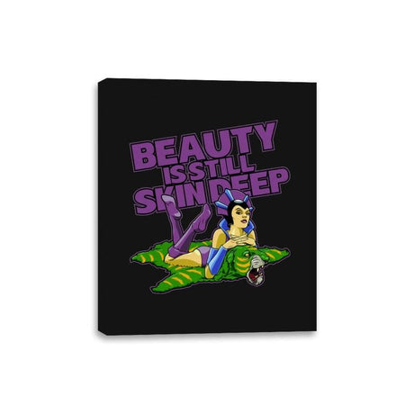 Skin Deep - Canvas Wraps Canvas Wraps RIPT Apparel 8x10 / Black