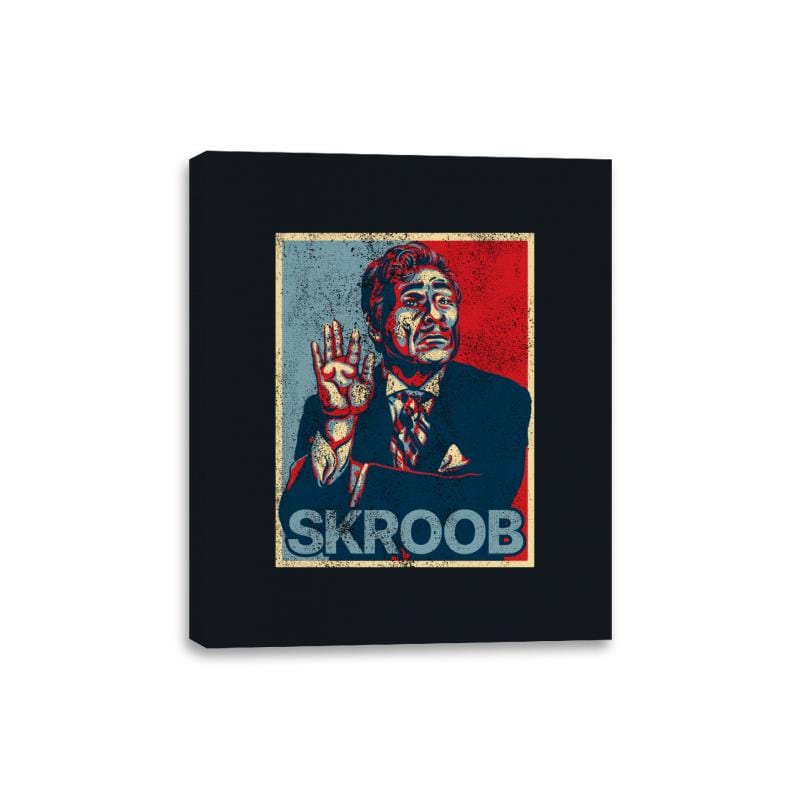 Skroob is Hope - Canvas Wraps Canvas Wraps RIPT Apparel 8x10 / Black