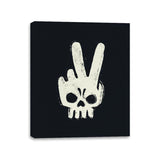 Skull Hand - Canvas Wraps Canvas Wraps RIPT Apparel 11x14 / Black