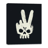 Skull Hand - Canvas Wraps Canvas Wraps RIPT Apparel 16x20 / Black