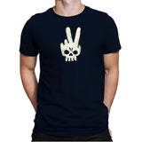 Skull Hand - Mens Premium T-Shirts RIPT Apparel Small / Midnight Navy