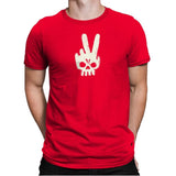 Skull Hand - Mens Premium T-Shirts RIPT Apparel Small / Red