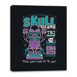 Skull Island Tiki Hideaway - Canvas Wraps Canvas Wraps RIPT Apparel 16x20 / Black