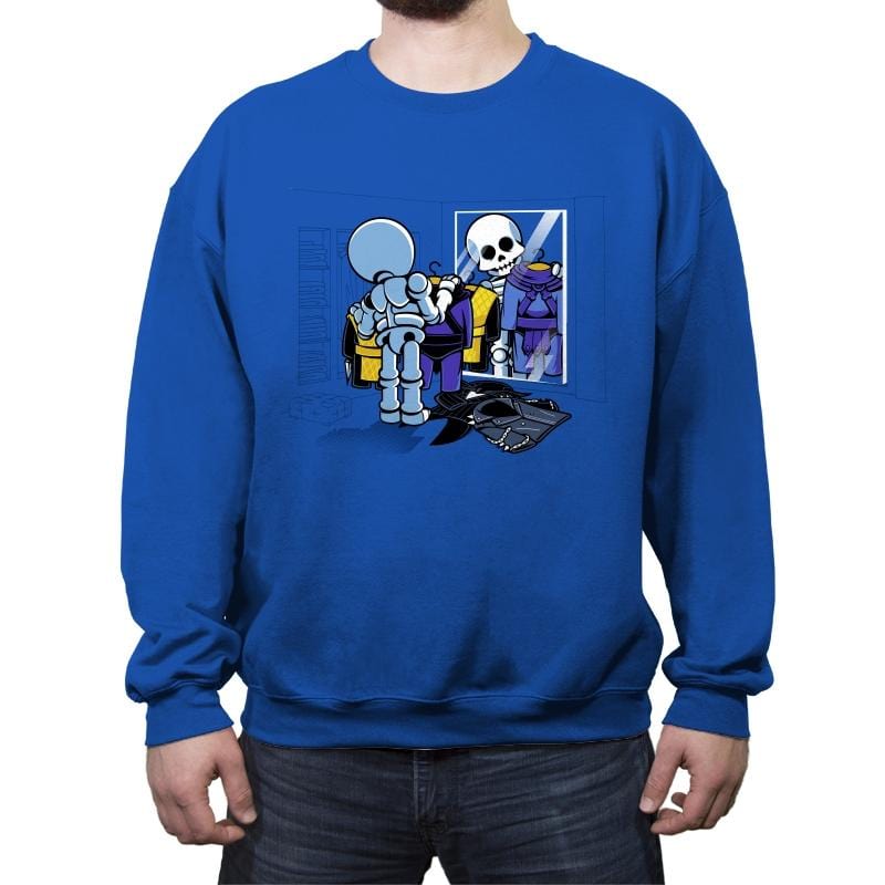 Skull Style - Crew Neck Sweatshirt Crew Neck Sweatshirt RIPT Apparel Small / Royal