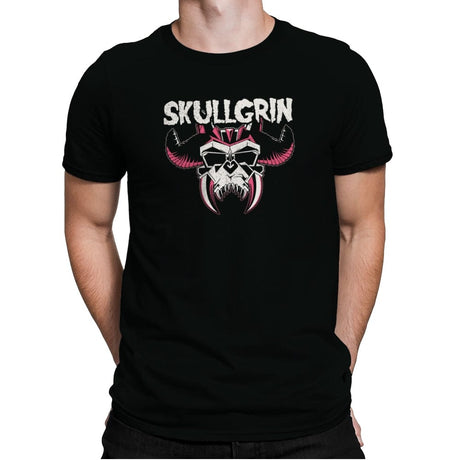 Skullgrin - Mens Premium T-Shirts RIPT Apparel Small / Black