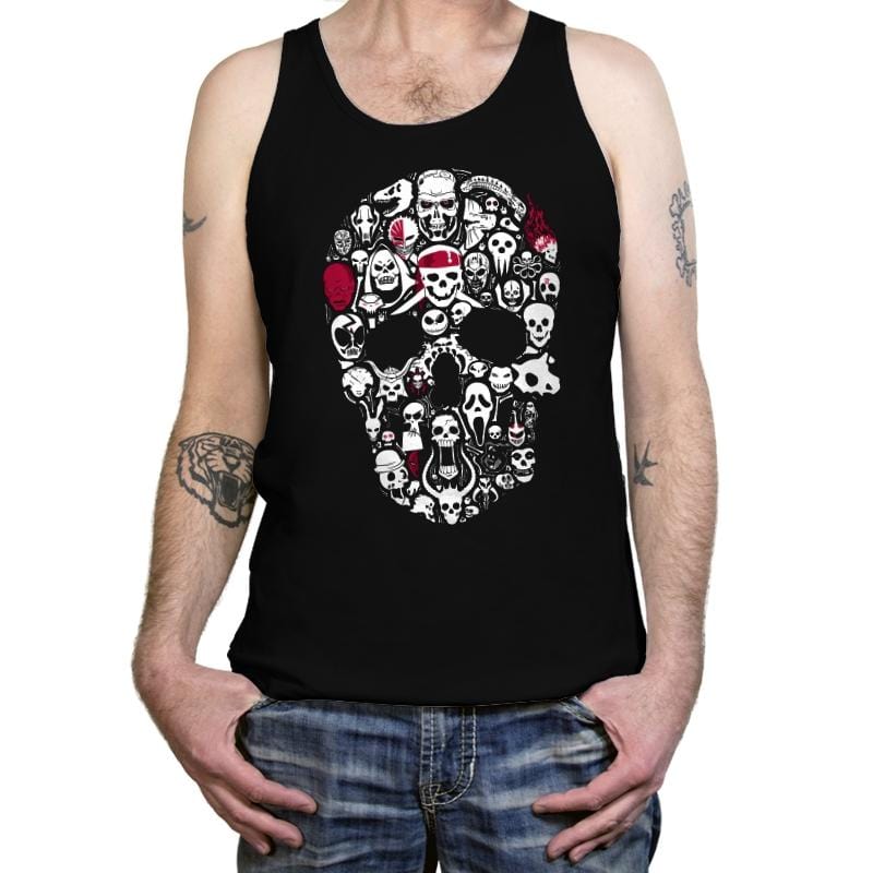 Skulls Time - Tanktop Tanktop RIPT Apparel X-Small / Black