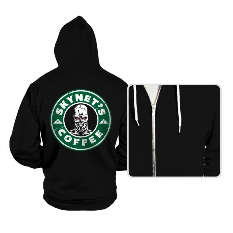 Skynet's Coffee - Hoodies Hoodies RIPT Apparel Small / Black