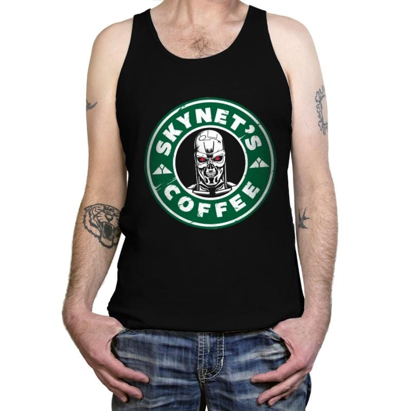 Skynet's Coffee - Tanktop Tanktop RIPT Apparel X-Small / Black