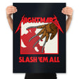 Slash 'Em All - Prints Posters RIPT Apparel 18x24 / Black