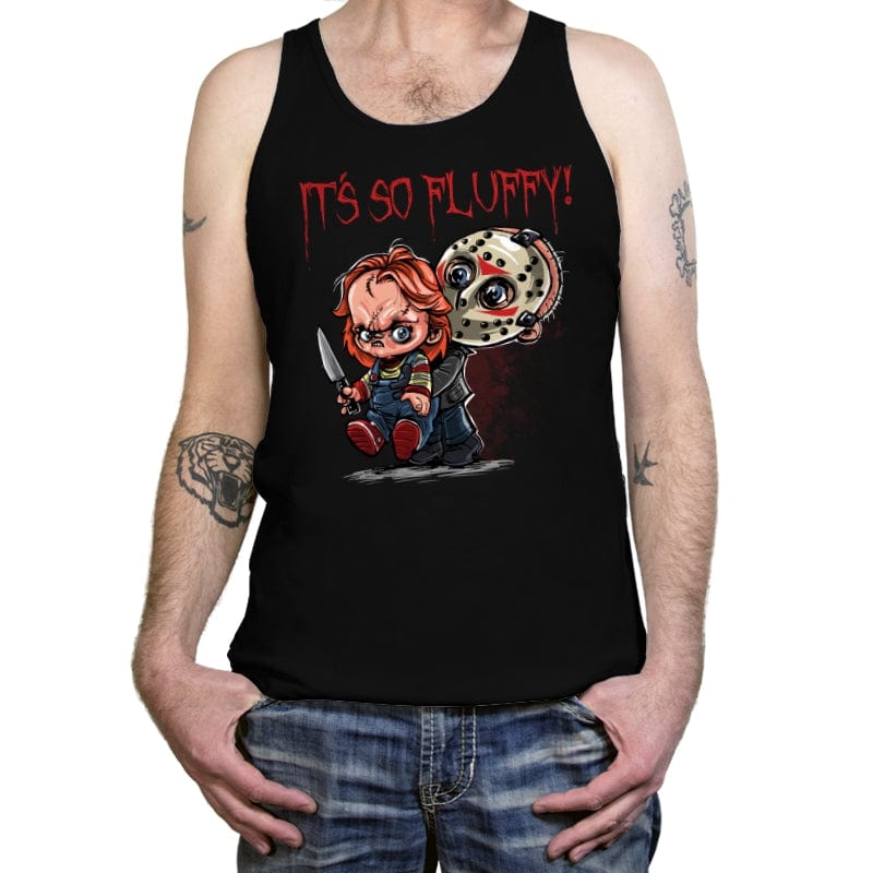 Slash Fluffy - Tanktop Tanktop RIPT Apparel X-Small / Black