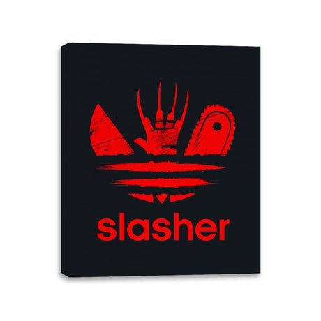 Slasher Brand - Canvas Wraps Canvas Wraps RIPT Apparel 11x14 / Black