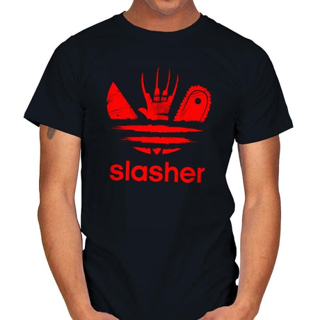 Slasher Brand - Mens T-Shirts RIPT Apparel Small / Black