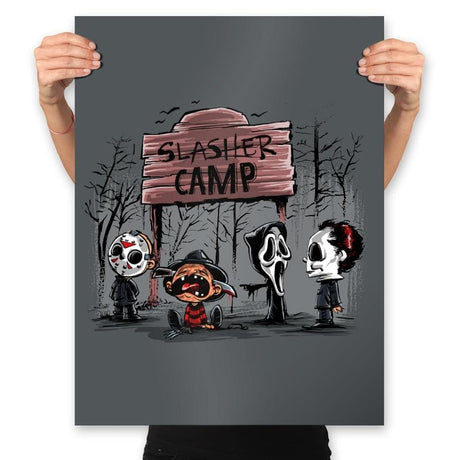 Slasher Camp - Prints Posters RIPT Apparel 18x24 / Charcoal