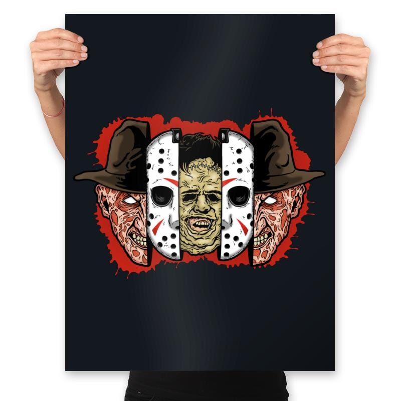 Slasher Doll - Prints Posters RIPT Apparel 18x24 / Black