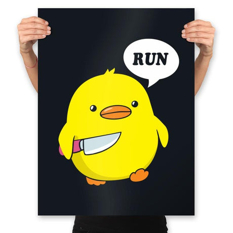 Slasher Duck - Prints Posters RIPT Apparel 18x24 / Black