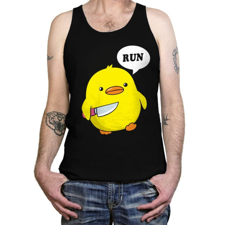 Slasher Duck - Tanktop Tanktop RIPT Apparel X-Small / Black