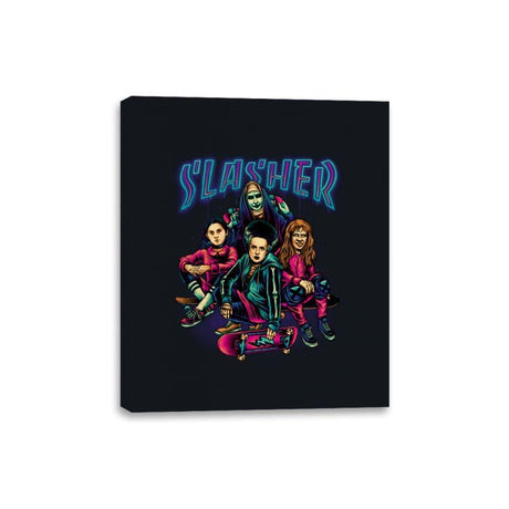 Slasher Girls - Canvas Wraps Canvas Wraps RIPT Apparel 8x10 / Black