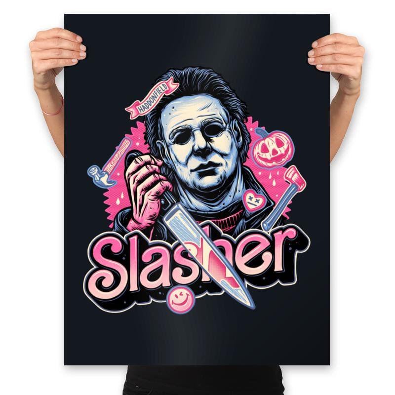 Slasher Love - Prints Posters RIPT Apparel 18x24 / Black