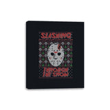 Slashing Through The Snow - Canvas Wraps Canvas Wraps RIPT Apparel 8x10 / Black