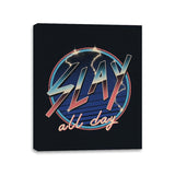 Slay All Day! - Canvas Wraps Canvas Wraps RIPT Apparel 11x14 / Black