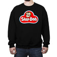 Slay-doh - Crew Neck Sweatshirt Crew Neck Sweatshirt RIPT Apparel Small / Black