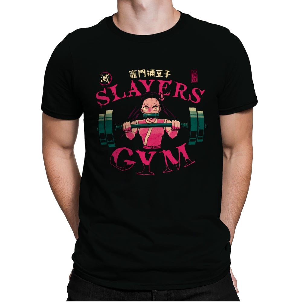 Slayers Gym - Nezuko - Mens Premium T-Shirts RIPT Apparel Small / Black