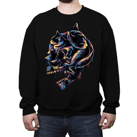 Sleepyhead - Crew Neck Sweatshirt Crew Neck Sweatshirt RIPT Apparel Small / Black