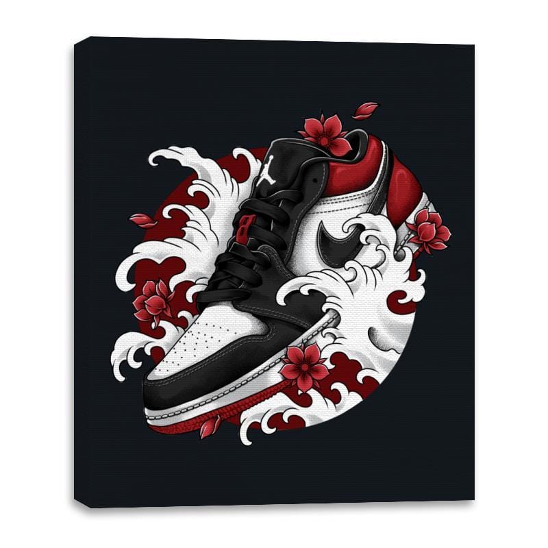 Slick Kicks - Canvas Wraps Canvas Wraps RIPT Apparel 16x20 / Black