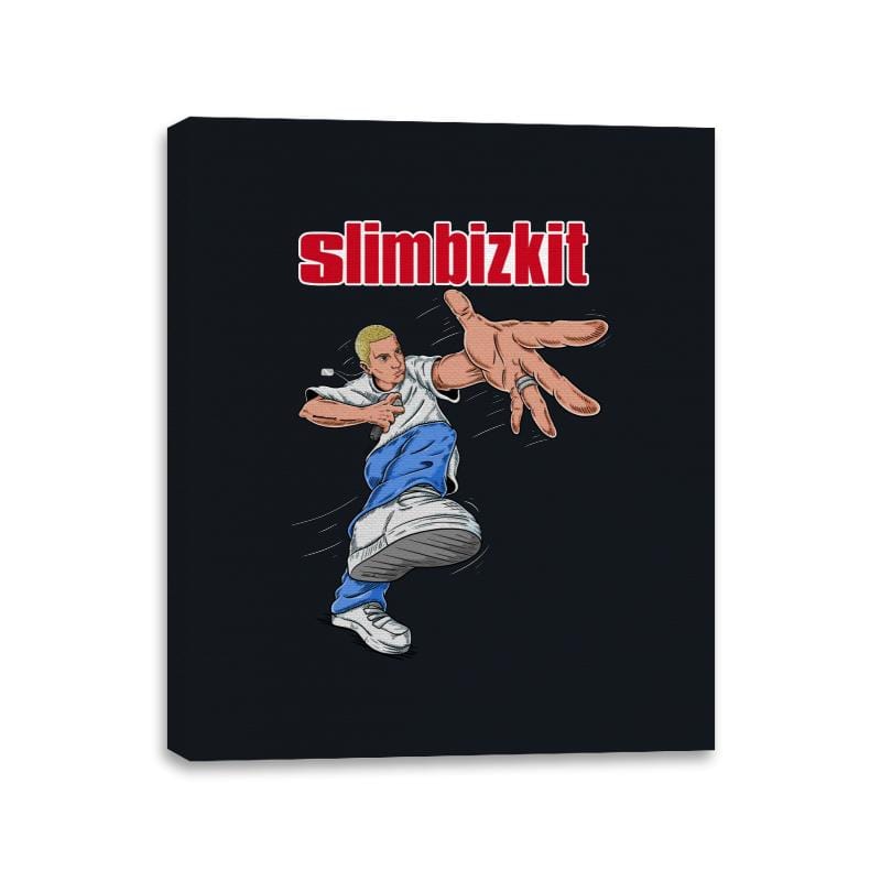 SlimBizkit - Canvas Wraps Canvas Wraps RIPT Apparel 11x14 / Black