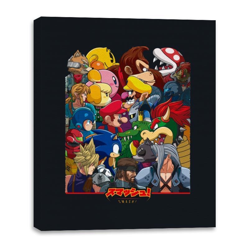 Smash Favorites - Canvas Wraps Canvas Wraps RIPT Apparel 16x20 / Black