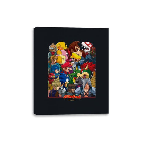 Smash Favorites - Canvas Wraps Canvas Wraps RIPT Apparel 8x10 / Black