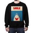 Smile - Crew Neck Sweatshirt Crew Neck Sweatshirt RIPT Apparel Small / Black