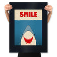 Smile - Prints Posters RIPT Apparel 18x24 / Black